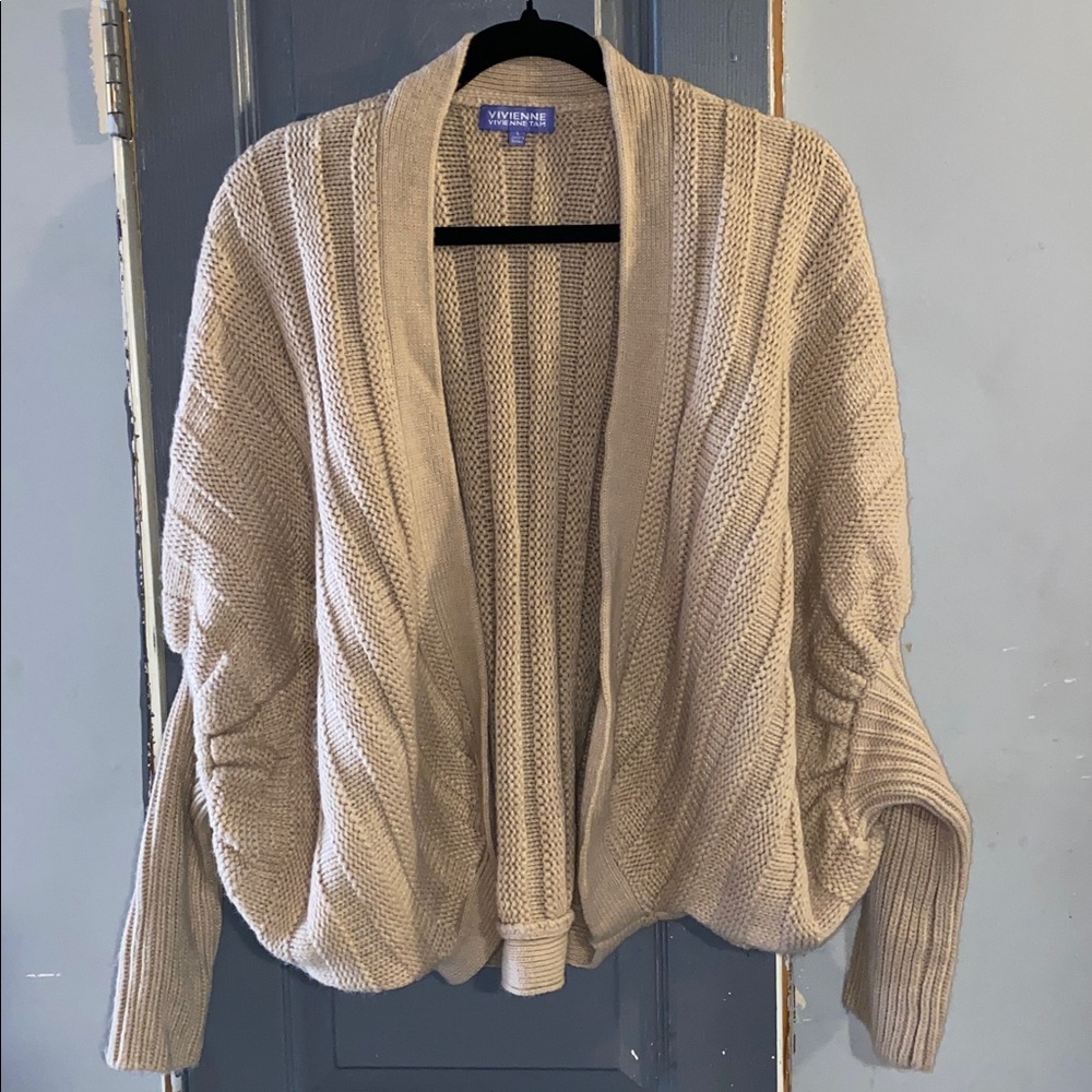 Vivienne Tam Beige Knit Sweater